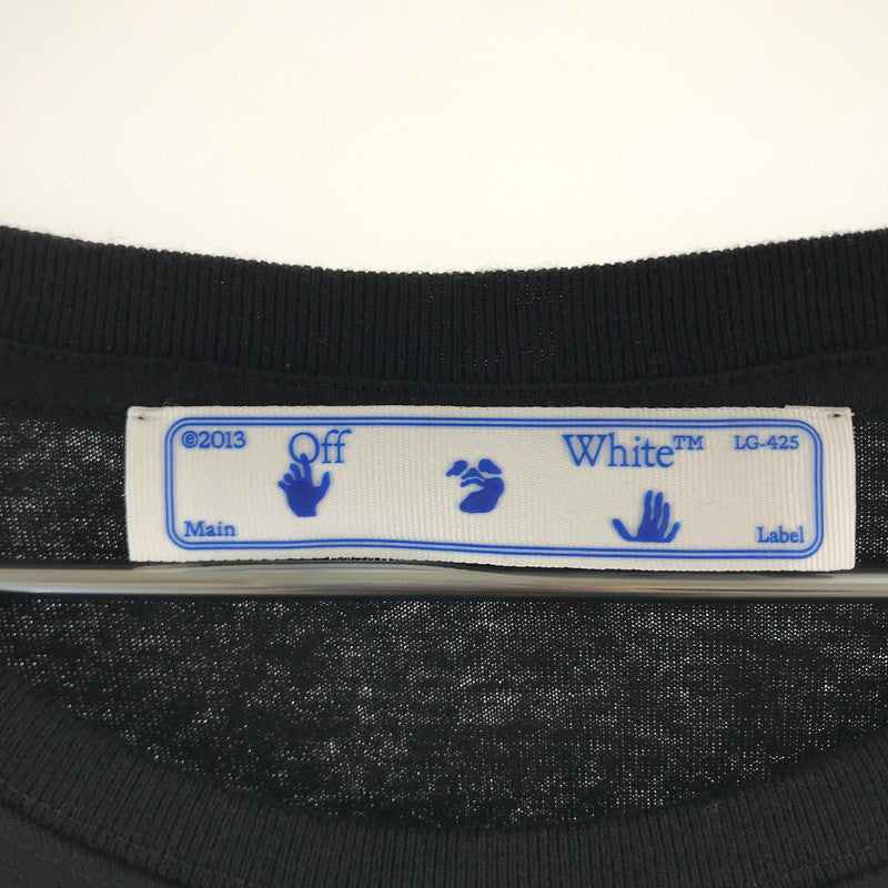 【中古品】【メンズ】 OFF‐WHITE ロングTシャツ 147-260806-sy-08-otoh サイズ：XL カラー：ブラック系 万代Net店