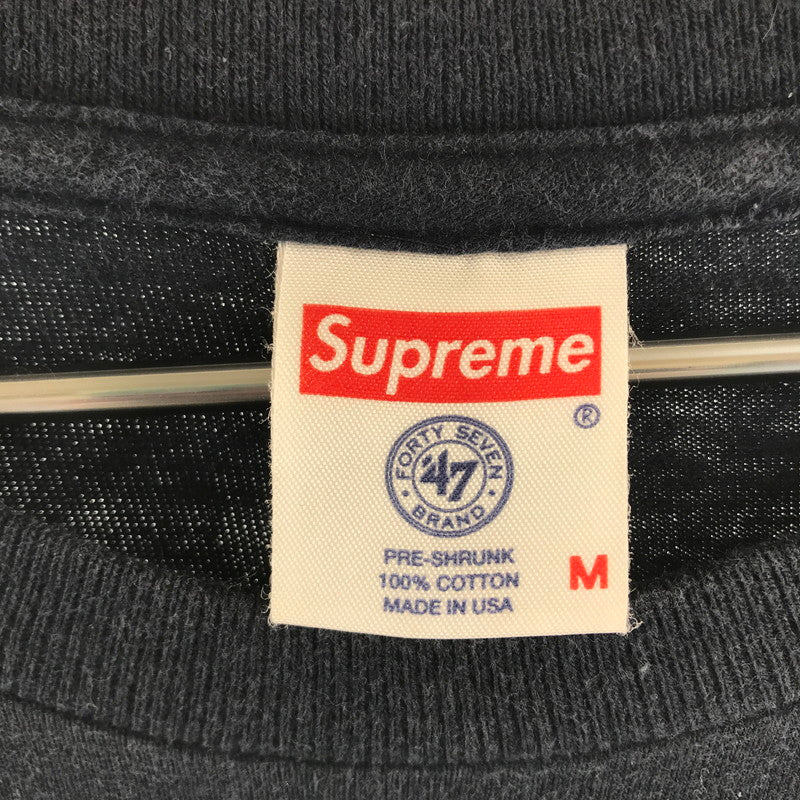 【中古品】【メンズ】 SUPREME NY YANKEES 半袖Tシャツ 147-260806-sy-04-otoh サイズ：M カラー：紺色系 万代Net店