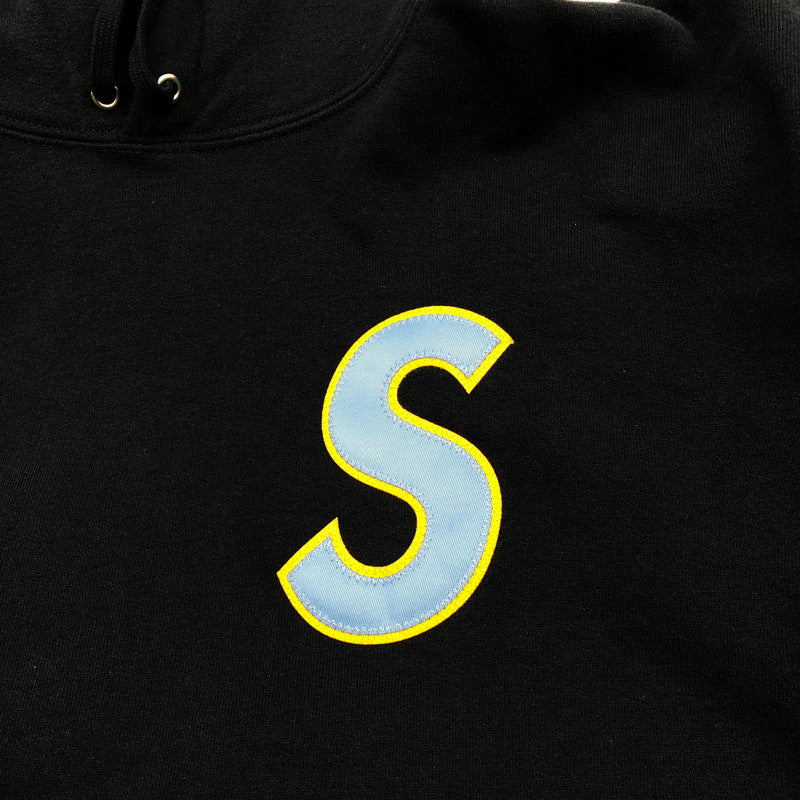 【中古品】【メンズ】 supreme S Logo Hooded SweatshirtS シュプリーム ロゴ フーデッド スウェットシャツ プルオーバーパーカー 147-260809-sm-04-otoh カラー：ネイビー 万代Net店