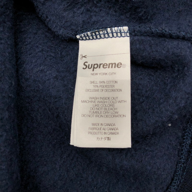 【中古品】【メンズ】 supreme S Logo Hooded SweatshirtS シュプリーム ロゴ フーデッド スウェットシャツ プルオーバーパーカー 147-260809-sm-04-otoh カラー：ネイビー 万代Net店