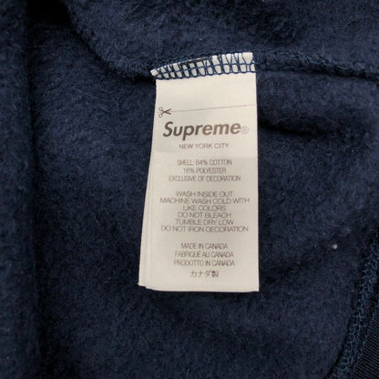 【中古品】【メンズ】 supreme S Logo Hooded SweatshirtS シュプリーム ロゴ フーデッド スウェットシャツ プルオーバーパーカー 147-260809-sm-04-otoh カラー：ネイビー 万代Net店