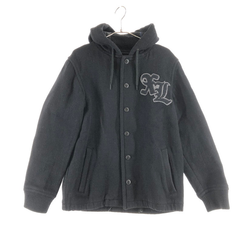 【中古品】【メンズ】 X‐LARGE 0114509 エクストララージ メルトンフーデッドスタジャン 147-260809-sm-01-otoh カラー：ブラック 万代Net店