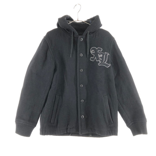 【中古品】【メンズ】 X‐LARGE 0114509 エクストララージ メルトンフーデッドスタジャン 147-260809-sm-01-otoh カラー：ブラック 万代Net店