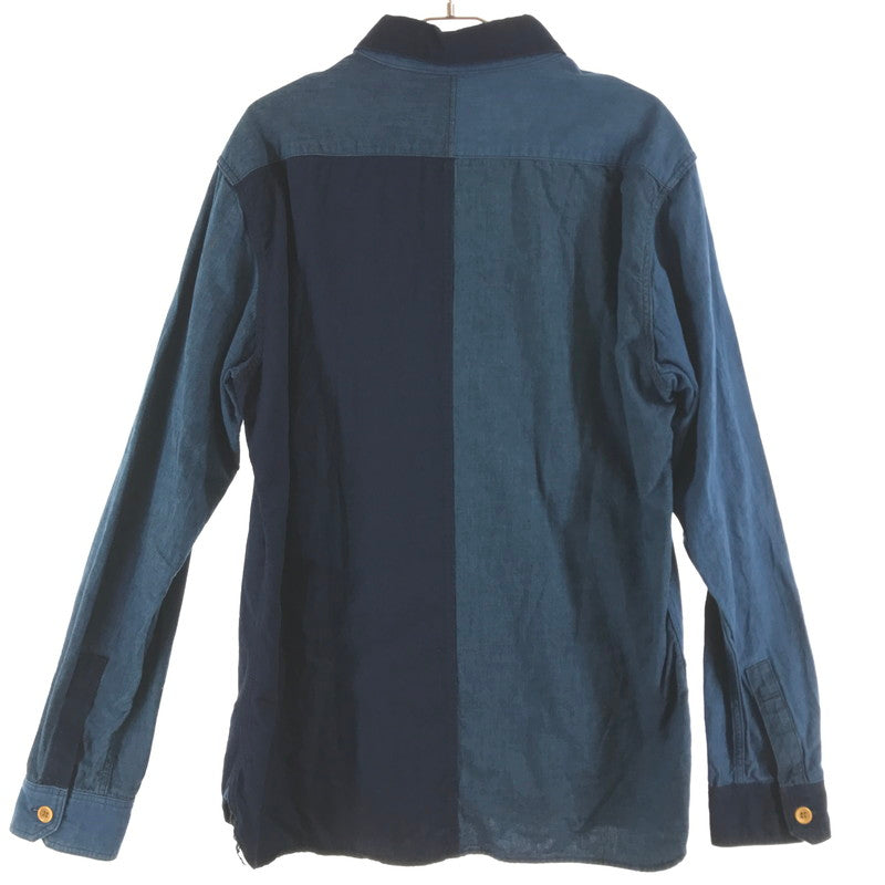 【中古品】【メンズ】 STUDIO D’ARTISAN 5638 長袖シャツ 147-260806-sy-06-otoh サイズ：40 カラー：ブルー系 万代Net店