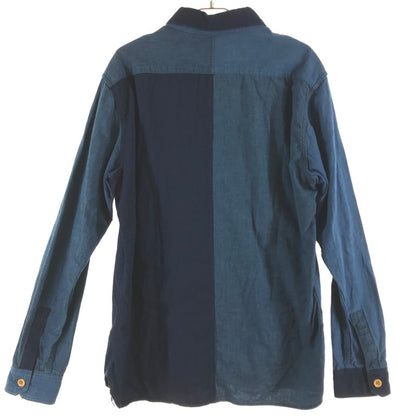 【中古品】【メンズ】 STUDIO D’ARTISAN 5638 長袖シャツ 147-260806-sy-06-otoh サイズ：40 カラー：ブルー系 万代Net店