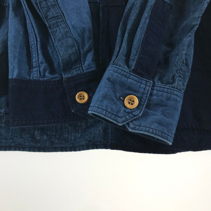 【中古品】【メンズ】 STUDIO D’ARTISAN 5638 長袖シャツ 147-260806-sy-06-otoh サイズ：40 カラー：ブルー系 万代Net店