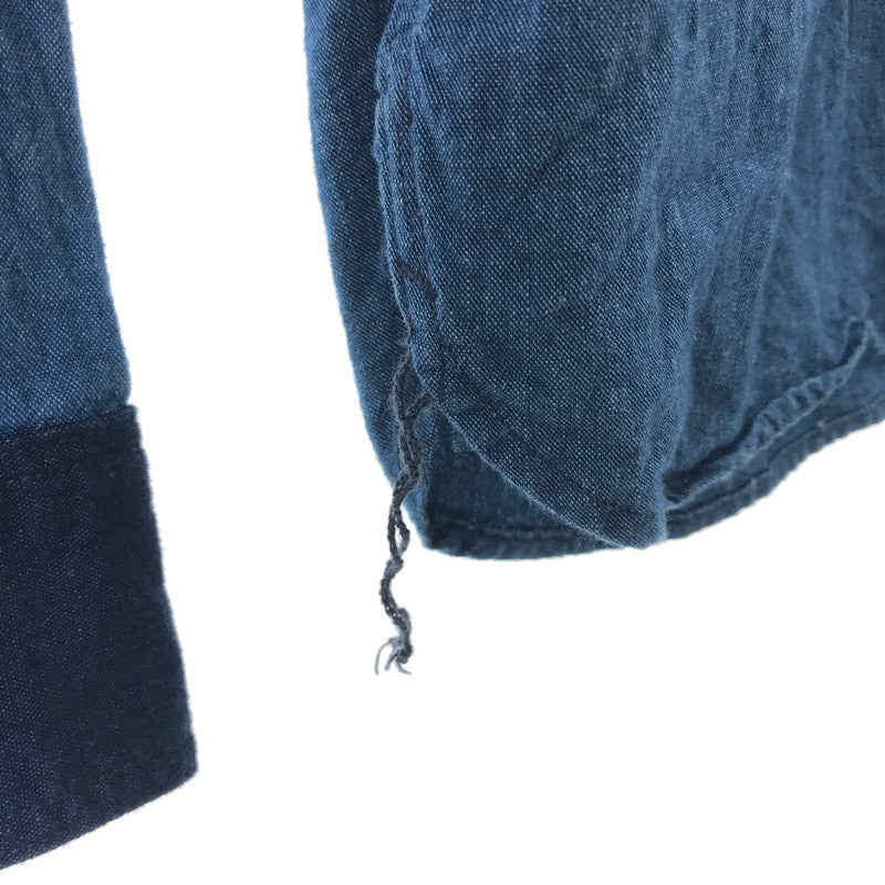【中古品】【メンズ】 STUDIO D’ARTISAN 5638 長袖シャツ 147-260806-sy-06-otoh サイズ：40 カラー：ブルー系 万代Net店