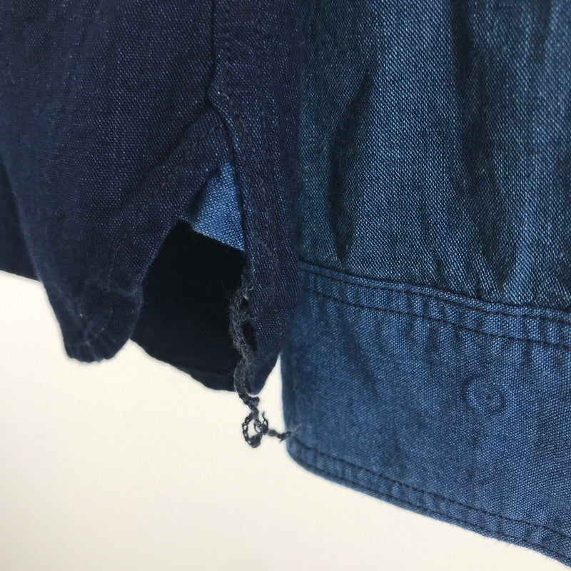【中古品】【メンズ】 STUDIO D’ARTISAN 5638 長袖シャツ 147-260806-sy-06-otoh サイズ：40 カラー：ブルー系 万代Net店