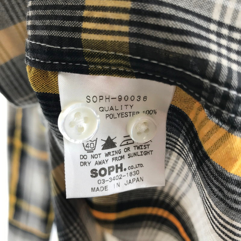 【中古品】【メンズ】 SOPHNET. SOPH-90036 長袖シャツ 147-260806-sy-05-otoh サイズ：S カラー：ホワイト系 万代Net店