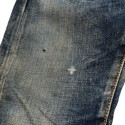【中古品】【メンズ】 DEETA ディーティーエー デニム 色落ち加工 セルビッチデニムジーンズ 158-260809-sm-05-otoh カラー：インディゴブルー 万代Net店