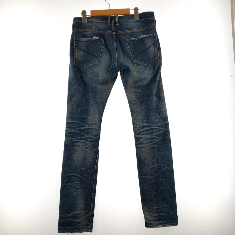 【中古品】【メンズ】 DEETA ディーティーエー デニム 色落ち加工 セルビッチデニムジーンズ 158-260809-sm-05-otoh カラー：インディゴブルー 万代Net店