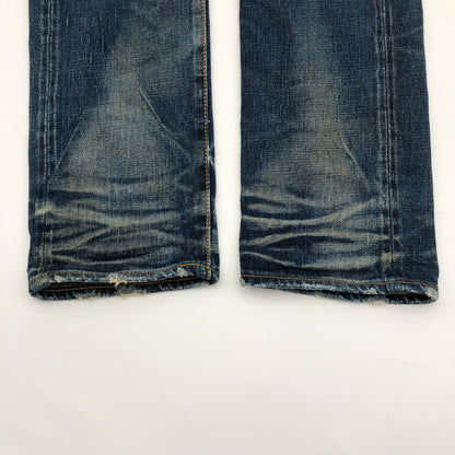 【中古品】【メンズ】 DEETA ディーティーエー デニム 色落ち加工 セルビッチデニムジーンズ 158-260809-sm-05-otoh カラー：インディゴブルー 万代Net店