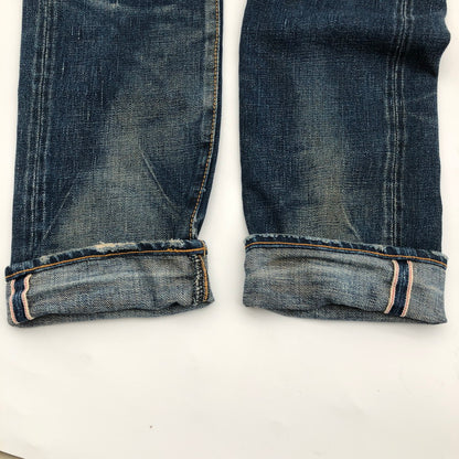 【中古品】【メンズ】 DEETA ディーティーエー デニム 色落ち加工 セルビッチデニムジーンズ 158-260809-sm-05-otoh カラー：インディゴブルー 万代Net店