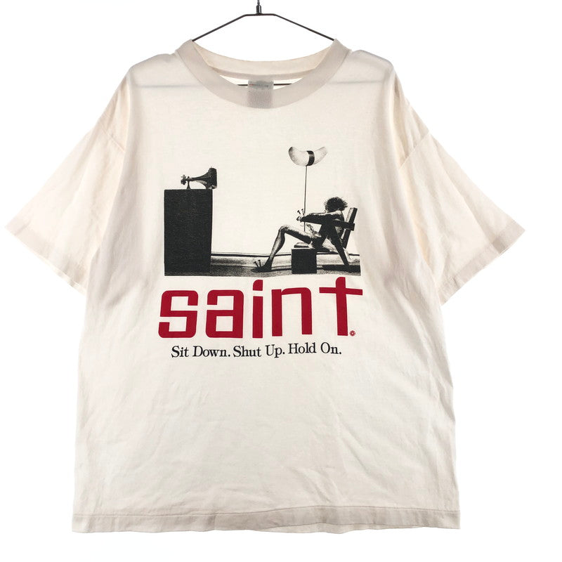 【中古品】【メンズ】 SAINT MICHAEL SM-HR8-0000-022 Tシャツ セントマイケル 147-260815-sm-04-otoh サイズ：L カラー：アイボリー 万代Net店