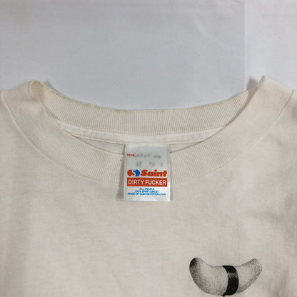 【中古品】【メンズ】 SAINT MICHAEL SM-HR8-0000-022 Tシャツ セントマイケル 147-260815-sm-04-otoh サイズ：L カラー：アイボリー 万代Net店