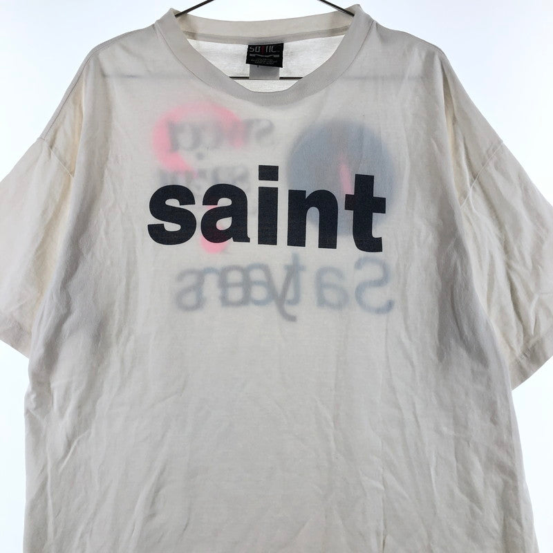 【中古品】【メンズ】 SAINT MICHAEL SM-YS8-0000-008 Tシャツ セントマイケル 147-260815-sm-05-otoh サイズ：XL カラー：オフホワイト 万代Net店
