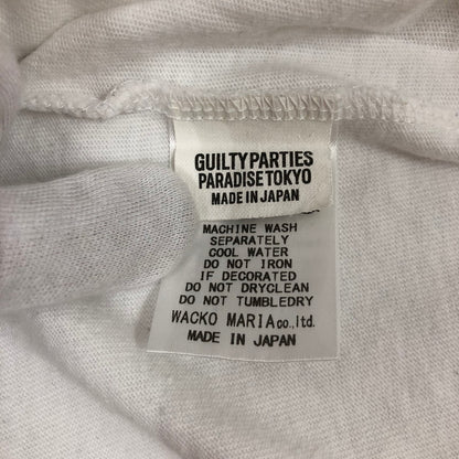 【中古品】【メンズ】 WACKO MARIA ワコマリア Tシャツ フロントロゴTシャツ 147-260815-sm-03-otoh サイズ：XL カラー：ホワイト 万代Net店