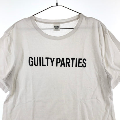 【中古品】【メンズ】 WACKO MARIA ワコマリア Tシャツ フロントロゴTシャツ 147-260815-sm-03-otoh サイズ：XL カラー：ホワイト 万代Net店