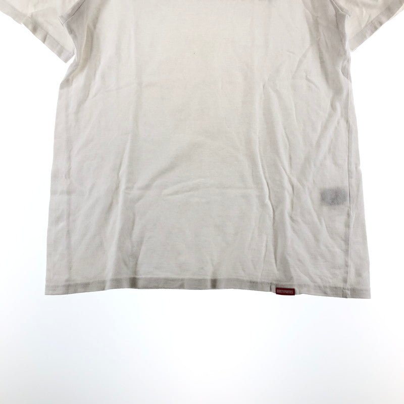 【中古品】【メンズ】 WACKO MARIA ワコマリア Tシャツ フロントロゴTシャツ 147-260815-sm-03-otoh サイズ：XL カラー：ホワイト 万代Net店