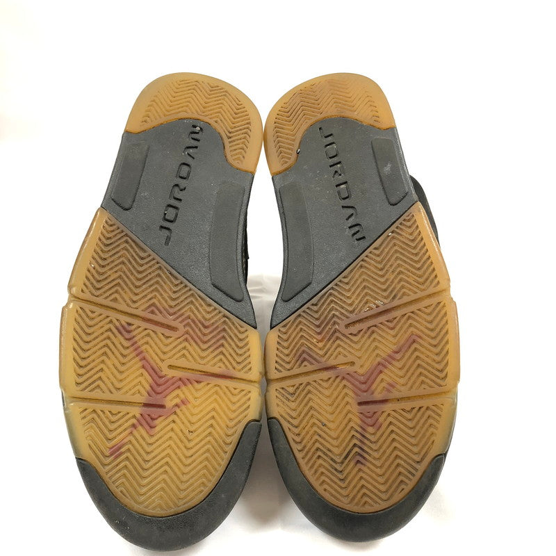 【中古品】【メンズ】 NIKE SUPREME 824371-001 AIR JORDAN 5 RETRO ”BLACK”ナイキ シュプリーム ハイカットスニーカー 靴 160-260826-sm-09-otoh カラー：ブラック 万代Net店