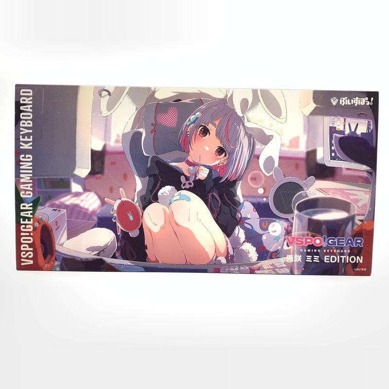 【中古美品】 開封品 ぶいすぽっ！ VSPO！GEAR ゲーミングキーボード 兎咲ミミ 053-260826-st-11-otoh 万代Net店