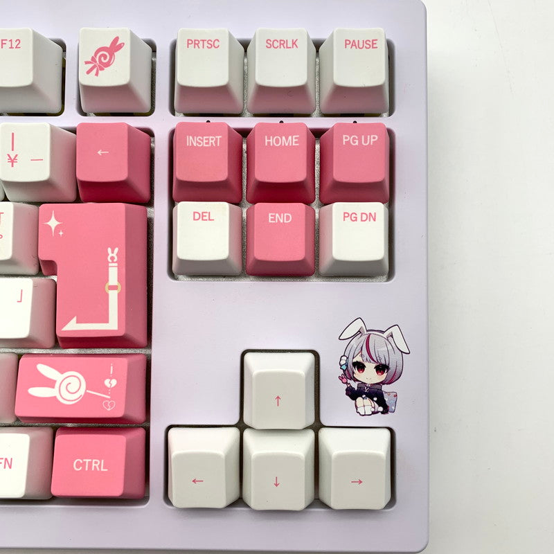【中古美品】 開封品 ぶいすぽっ！ VSPO！GEAR ゲーミングキーボード 兎咲ミミ 053-260826-st-11-otoh 万代Net店