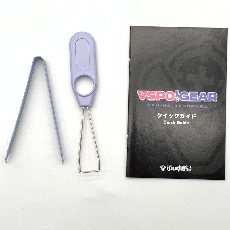 【中古美品】 開封品 ぶいすぽっ！ VSPO！GEAR ゲーミングキーボード 兎咲ミミ 053-260826-st-11-otoh 万代Net店