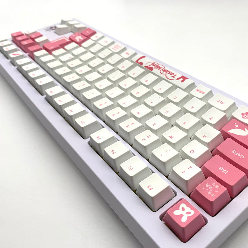 【中古美品】 開封品 ぶいすぽっ！ VSPO！GEAR ゲーミングキーボード 兎咲ミミ 053-260826-st-11-otoh 万代Net店