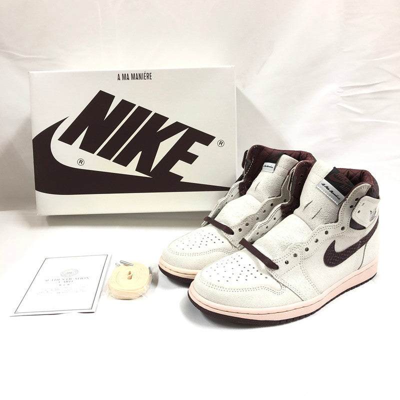 【中古品】【メンズ】 NIKE ナイキ×A MA MANIERE DO7097-100 AIR JORDAN 1 RETRO HIGH スニーカー 靴 160-260902-sm-08-otoh カラー：セイル / バーガンダィクラッシュ 万代Net店