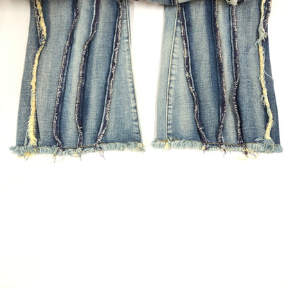 【中古品】【メンズ】 VALABASAS バラバサス ツイステッド・スタックド デニムパンツ 158-260902-sm-01-otoh カラー：ライトブルーウォッシュ 万代Net店
