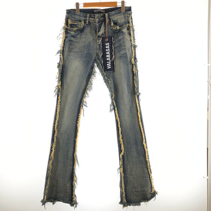 【中古品】【メンズ】 VALABASAS バラバサス スカイライン・スタックド・フレアジーンズ デニムパンツ 158-260902-sm-02-otoh カラー：ダーティダークブルー 万代Net店