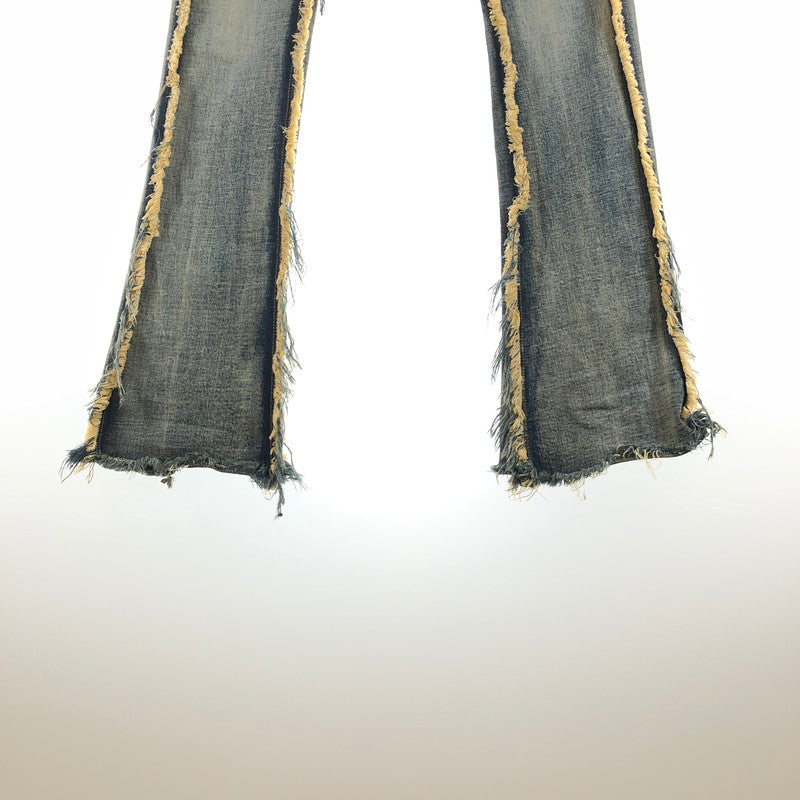 【中古品】【メンズ】 VALABASAS バラバサス スカイライン・スタックド・フレアジーンズ デニムパンツ 158-260902-sm-02-otoh カラー：ダーティダークブルー 万代Net店
