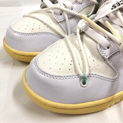 【中古美品】【メンズ】 NIKE ナイキ×OFFWHITE DM1602-127 DUNK LOW 1 OF 50 "WHITE 1" スニーカー 靴 160-260902-sm-07-otoh カラー：ホワイト 万代Net店