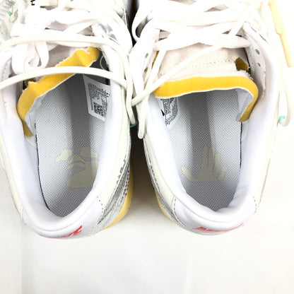 【中古美品】【メンズ】 NIKE ナイキ×OFFWHITE DM1602-127 DUNK LOW 1 OF 50 "WHITE 1" スニーカー 靴 160-260902-sm-07-otoh カラー：ホワイト 万代Net店