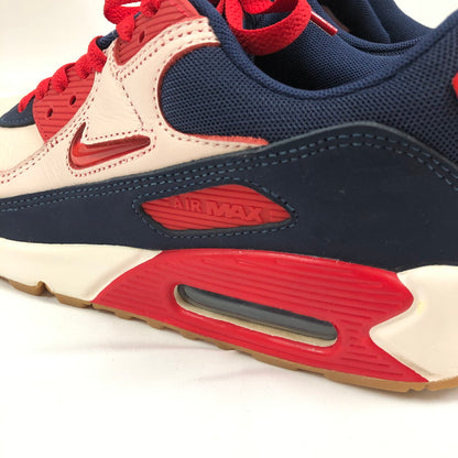 【中古品】【メンズ】 NIKE ナイキ CJ0611-101 AIR MAX 90 PREMIUM エア マックス 90 プレミアム ホーム＆アウェイ スニーカー 靴 160-260903-sm-05-otoh カラー：セイル/ユニバーシティレッド 万代Net店