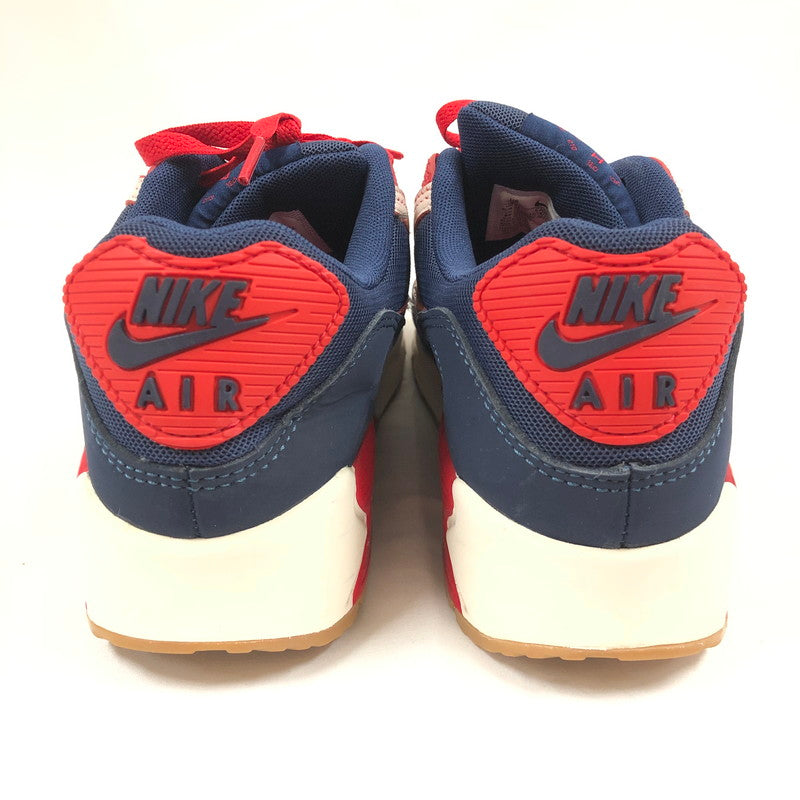 【中古品】【メンズ】 NIKE ナイキ CJ0611-101 AIR MAX 90 PREMIUM エア マックス 90 プレミアム ホーム＆アウェイ スニーカー 靴 160-260903-sm-05-otoh カラー：セイル/ユニバーシティレッド 万代Net店