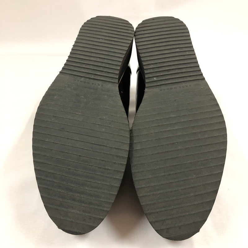 【中古品】【レディース】 ZARA ザラ ローファー 厚底タッセルローファー 靴 162-260903-sm-04-otoh カラー：バーガンディ 万代Net店