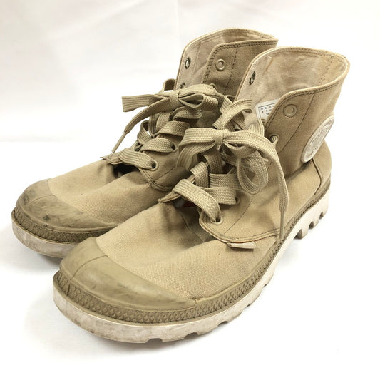 【中古品】【メンズ】 PALLADIUM パラディウム ハイカットスニーカー スニーカー 靴 162-260903-sm-03-otoh カラー：サファリ・ホワイト 万代Net店