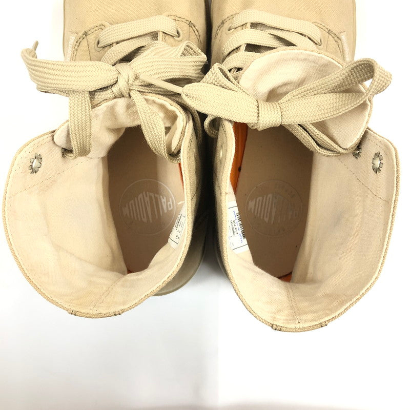【中古品】【メンズ】 PALLADIUM パラディウム ハイカットスニーカー スニーカー 靴 162-260903-sm-03-otoh カラー：サファリ・ホワイト 万代Net店