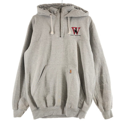 【中古品】【メンズ】 Carhartt カーハート ハーフジップ パーカー 147-260902-sm-05-otoh カラー：グレー 万代Net店
