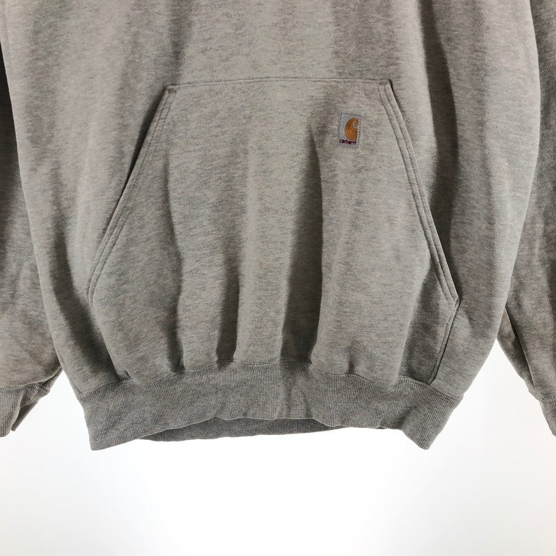 【中古品】【メンズ】 Carhartt カーハート ハーフジップ パーカー 147-260902-sm-05-otoh カラー：グレー 万代Net店