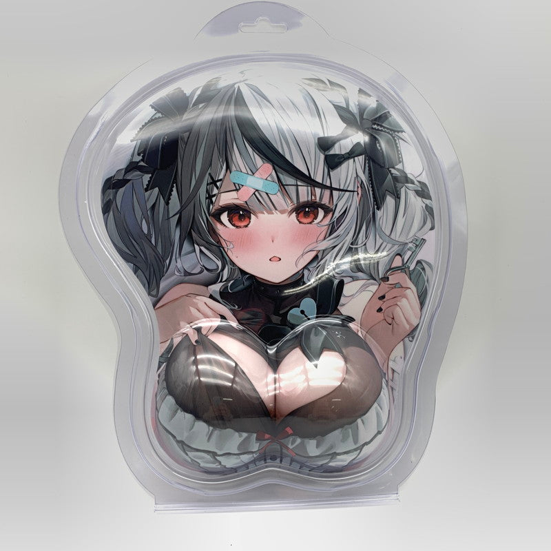 【中古美品】 開封済み 沙花叉クロヱ おっぱいマウスパッド 064-260903-st-05-otoh 万代Net店