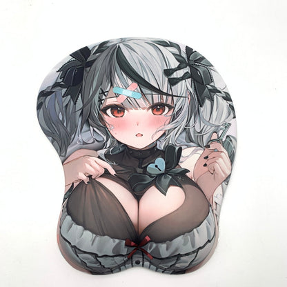 【中古美品】 開封済み 沙花叉クロヱ おっぱいマウスパッド 064-260903-st-05-otoh 万代Net店