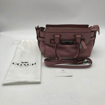 【中古品】【レディース】 COACH コーチ 87295 スワッガー 27 チョーク 2WAY ハンドバッグ 180-260914-sm-03-otoh カラー：ダスティローズ 万代Net店