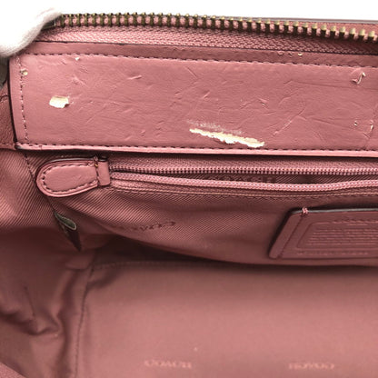 【中古品】【レディース】 COACH コーチ 87295 スワッガー 27 チョーク 2WAY ハンドバッグ 180-260914-sm-03-otoh カラー：ダスティローズ 万代Net店