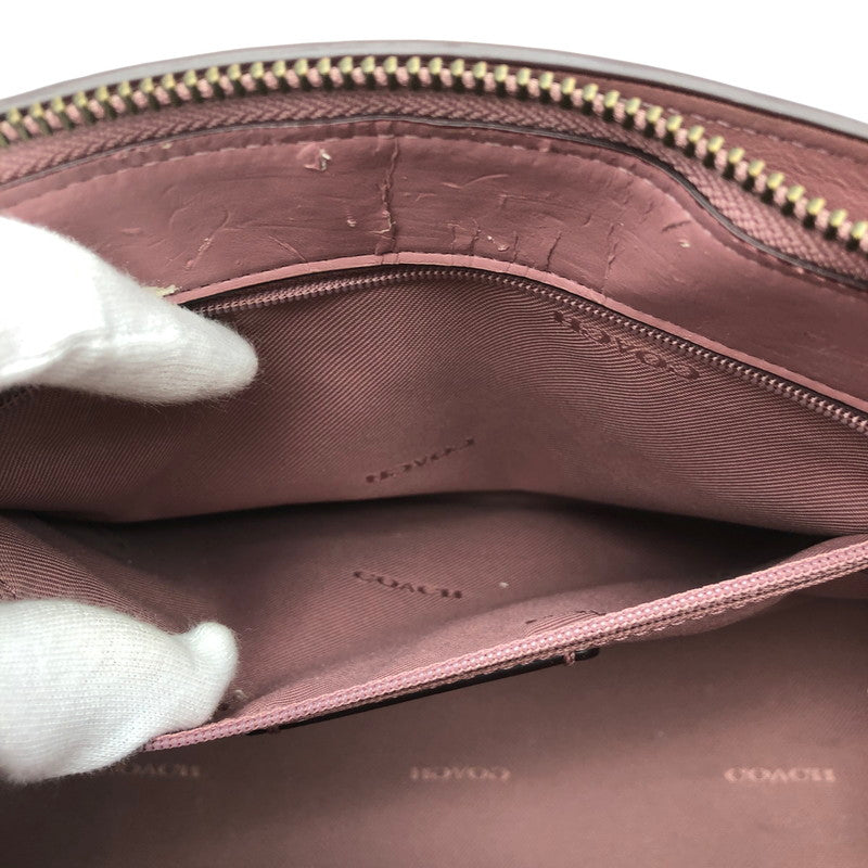 【中古品】【レディース】 COACH コーチ 87295 スワッガー 27 チョーク 2WAY ハンドバッグ 180-260914-sm-03-otoh カラー：ダスティローズ 万代Net店