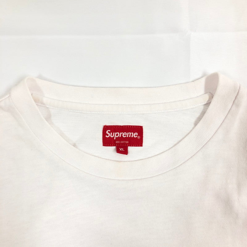 【中古品】【メンズ】 SUPREME シュプリーム S S POCKET TEE 149-260915-sm-01-otoh カラー：ライトピンク 万代Net店