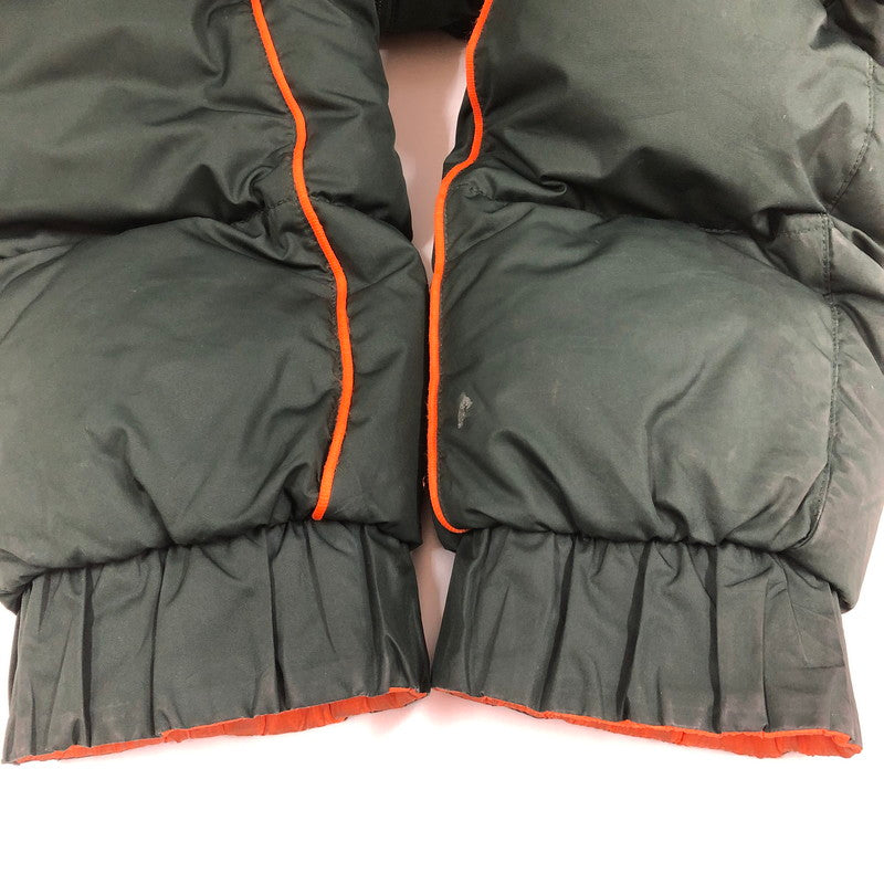 【中古品】【メンズ】 NIKE H40408QVE 00S REVERSIBLE DOWN JACKET リバーシブル ワンポイント刺繍 ダウンジャケット 147-260915-sm-02-otoh カラー：ダークグリーン　オレンジ 万代Net店