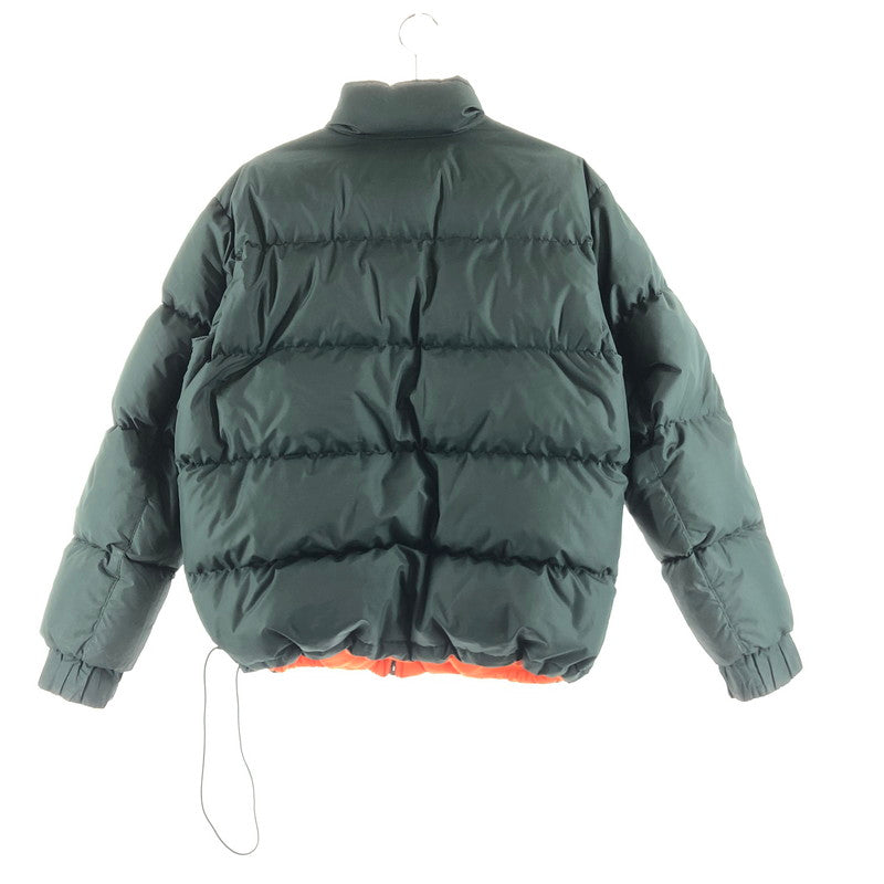 【中古品】【メンズ】 NIKE H40408QVE 00S REVERSIBLE DOWN JACKET リバーシブル ワンポイント刺繍 ダウンジャケット 147-260915-sm-02-otoh カラー：ダークグリーン　オレンジ 万代Net店