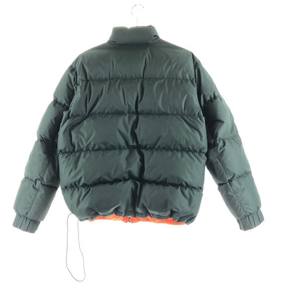 【中古品】【メンズ】 NIKE H40408QVE 00S REVERSIBLE DOWN JACKET リバーシブル ワンポイント刺繍 ダウンジャケット 147-260915-sm-02-otoh カラー：ダークグリーン　オレンジ 万代Net店